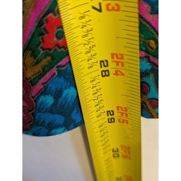 Vintage Worthington Boho Paisley Pleated Midi Skirt Size 10 - Picture 4 of 7